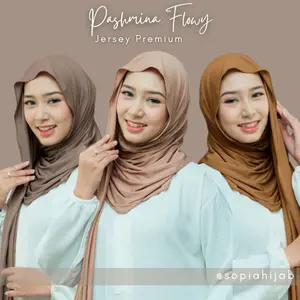 Pashmina Kaos Jersey pasmina Turkey Jersy flowy Kerudung Panjang Jilbab Muslim Basic Syal mleyot