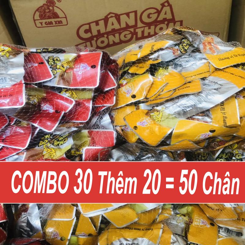 COMBO 50 Chân (30 Thêm 20) Đủ 2 Màu - Chân Gà Tương Thơm