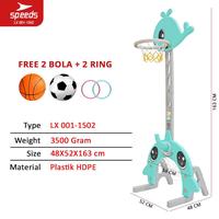 Gambar SPEEDS Mainan Ring Bola Basket Anak 4in1 Gawang Bola Anak Ring Latihan Motorik LX 001-1502 dari Speeds Store Kota Surabaya 2 Tokopedia