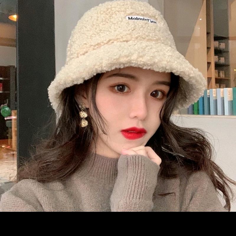mũ lông cừu ta len to thời trang nữ