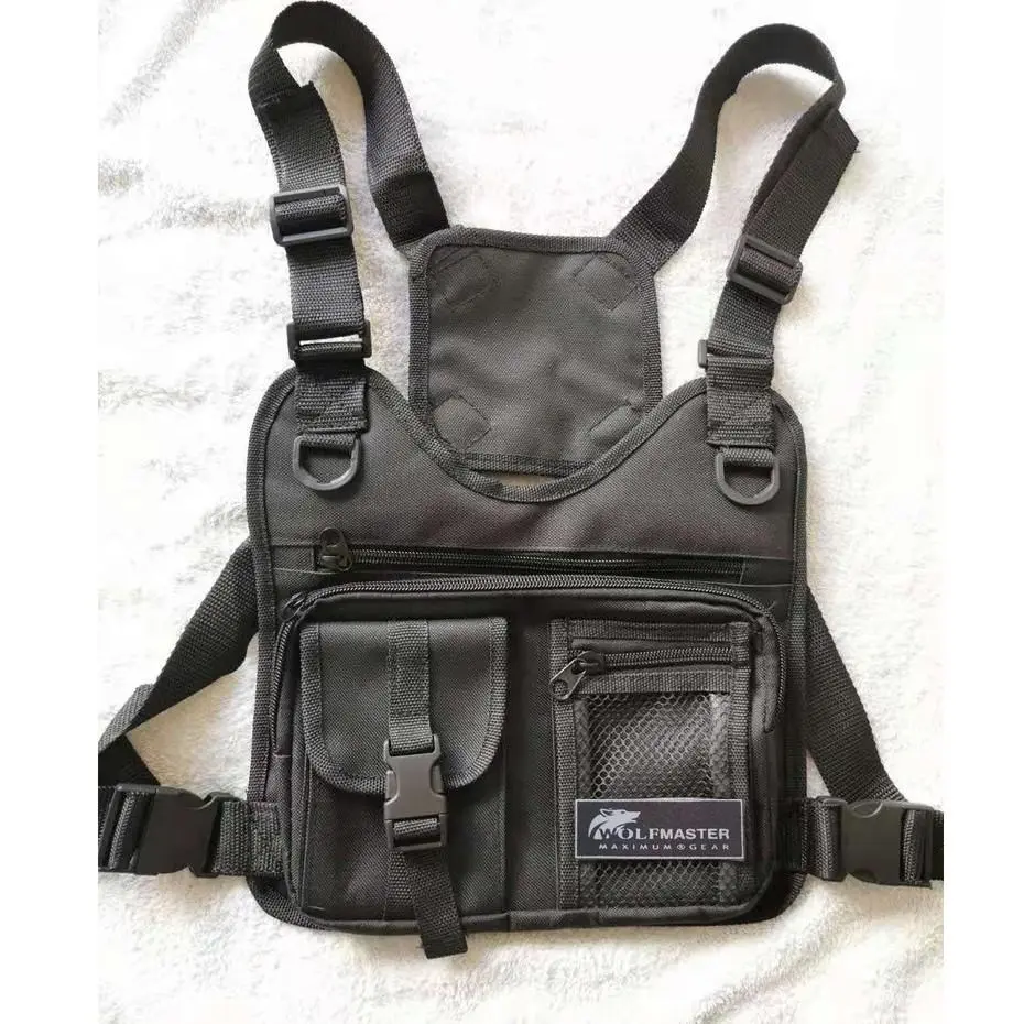Fashion Chest Rig Hip Hop Streetwear Functional Chest Bag for Men