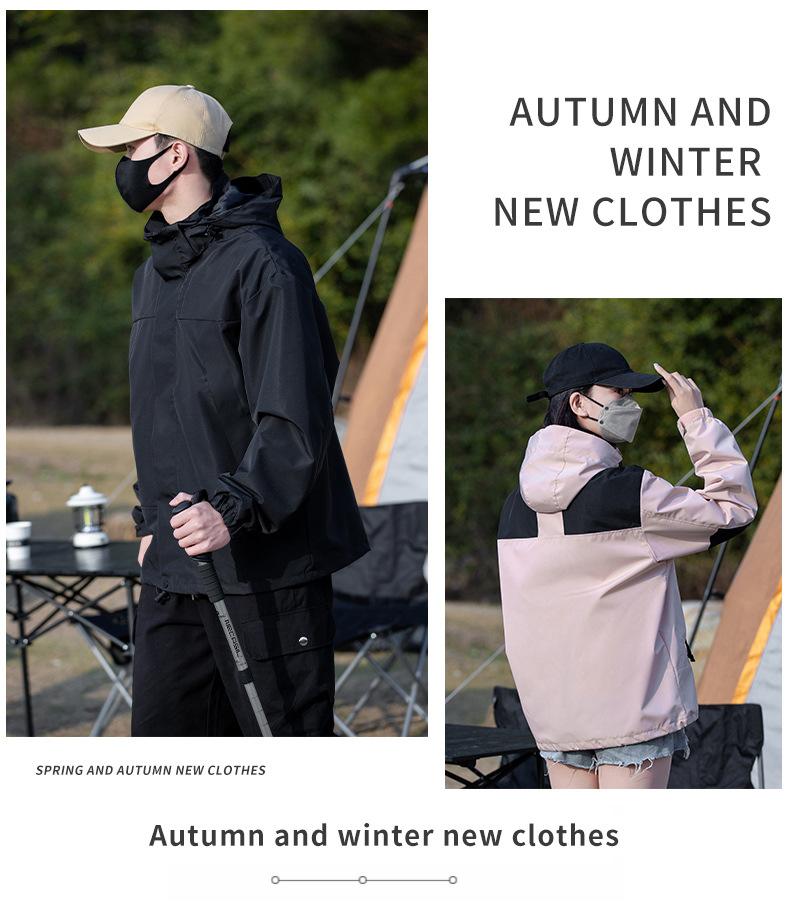Product Introduction of Trendy Unisex Outdoor Jacket for Couples jaket gorpcore carumby drizzle Fashion Menswear Shell Coats Stylish Tops Lingerie Hoodie Longsleeve 12