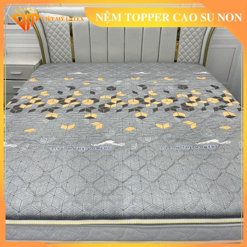 Product Introduction of Nệm Topper cao su non cao cấp độ dày 3cm-7cm đàn hồi cao, êm ái thoáng khí không xẹp lún, nệm văn phòng, nệm ký túc xá cao su nhân tạo 5