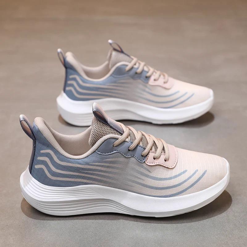 Damesko afslappet brugerdefineret sneaker plus størrelse 42 løbesko dame sneakers gåsko i stil med arbejdssko engros løbesko sportssko_voghion.com