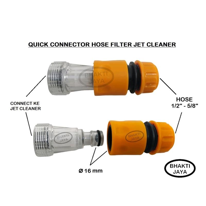 Quick Connector | Sambungan Selang Inlet Jet Cleaner High Pressure | 1/2" - Car 1