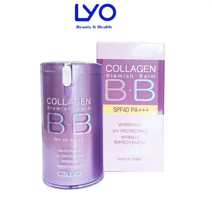 Kem Nền BB Collagen Cellio Hàn Quốc Tone 21 40ml