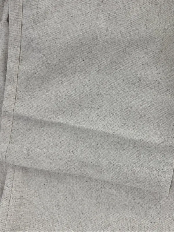 Men's Solid Linen Pants, Loose Casual Comfy Straight Leg Trousers for Spring & Fall, Men Bottoms for Daily Wear, Beige 5