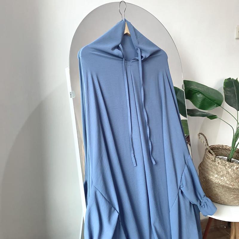 Setelan Hijab Bergo Yasmin Crinkle Airflow Lengan Panjang Lonceng Wudhu Friendly Serap Keringat Berbagai Macam Warna By Arlgalery 6