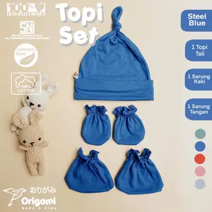 TOPI SARUNG TANGAN KAKI ANAK ORIGAMI