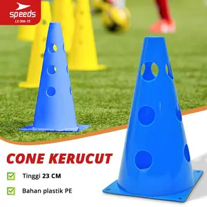SPEEDS Cone Kerucut 23cm Penanda Olahraga Futsal Sepak Bola Berlubang Cones Sepak Bola, Basket, Futsal 006-15