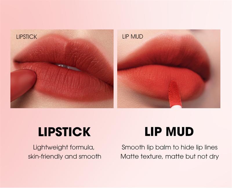 Product Introduction of 【COD】O.TW O.O 2-in-1 Soft Mist Double Sided Lip Mud Lipstick Waterproof Non Stick Cup Non Graduated Cup Velvet Mist Lipstick 19