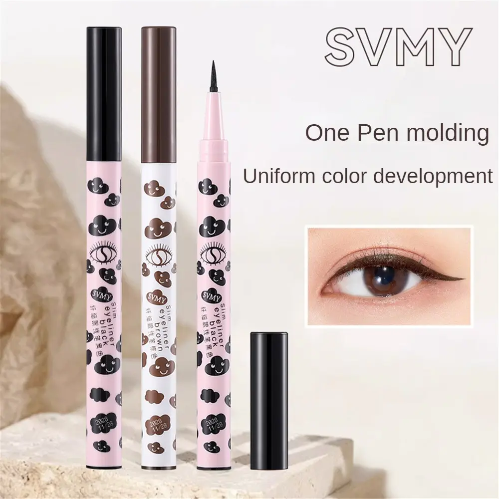 Bút Kẻ Mắt Chống Nước, SVMY, Đầu Cứng, Nhanh Khô, Chống Mồ Hôi, Không Nở, Mỏng, Thích Hợp Cho Mắt