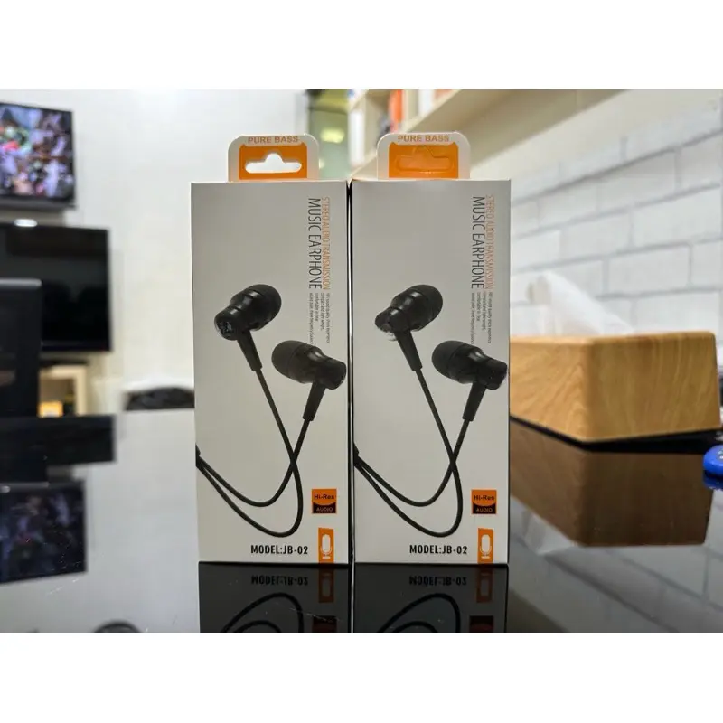 Earphone Headset BIG BASS PM-02 SUPER BASS SUARA JERNIH Earphone stereo handsfree henset earphone earplug 6