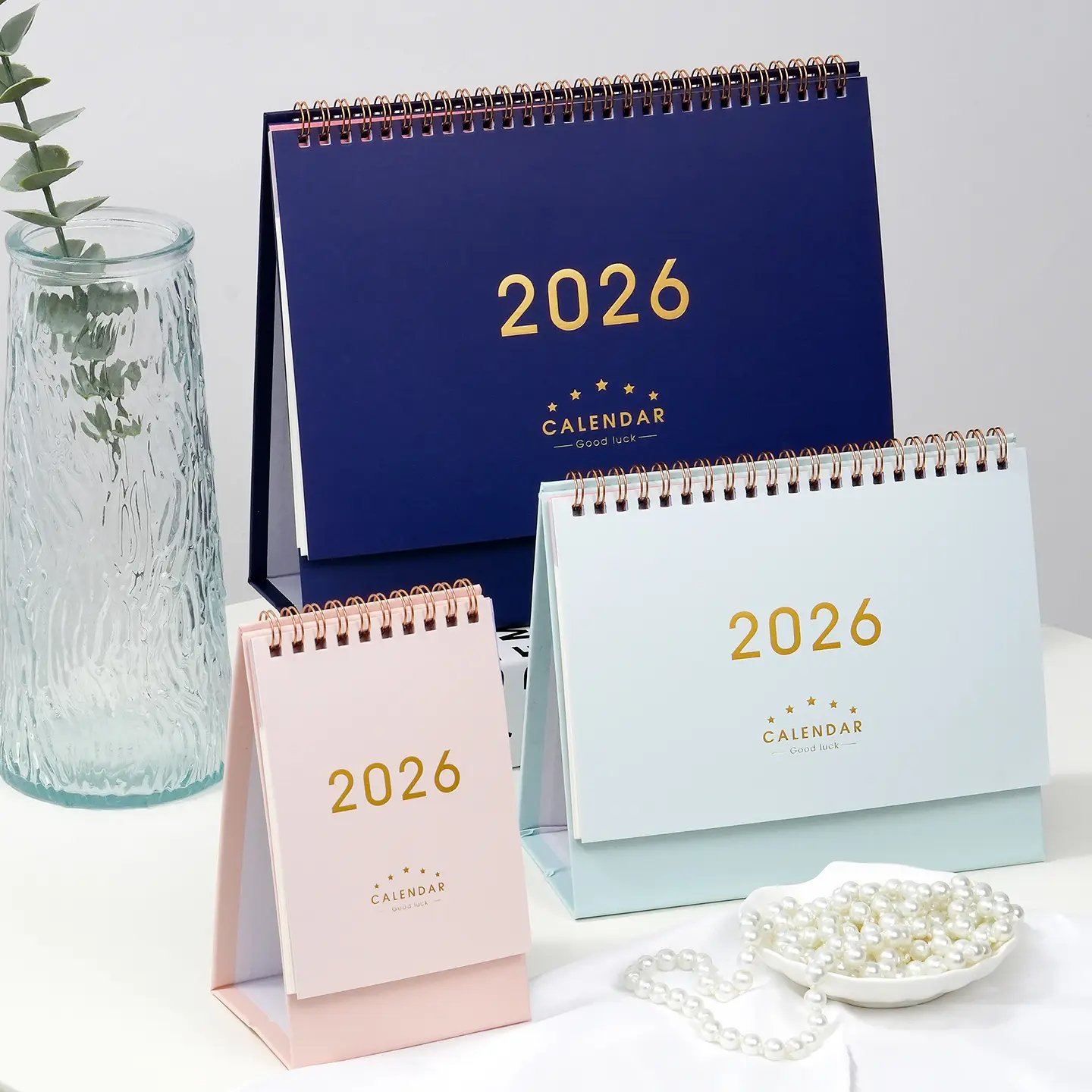 Kalendar Mini Mudah, Kalendar Meja Kecil, Kalendar Gegelung Kreatif ...