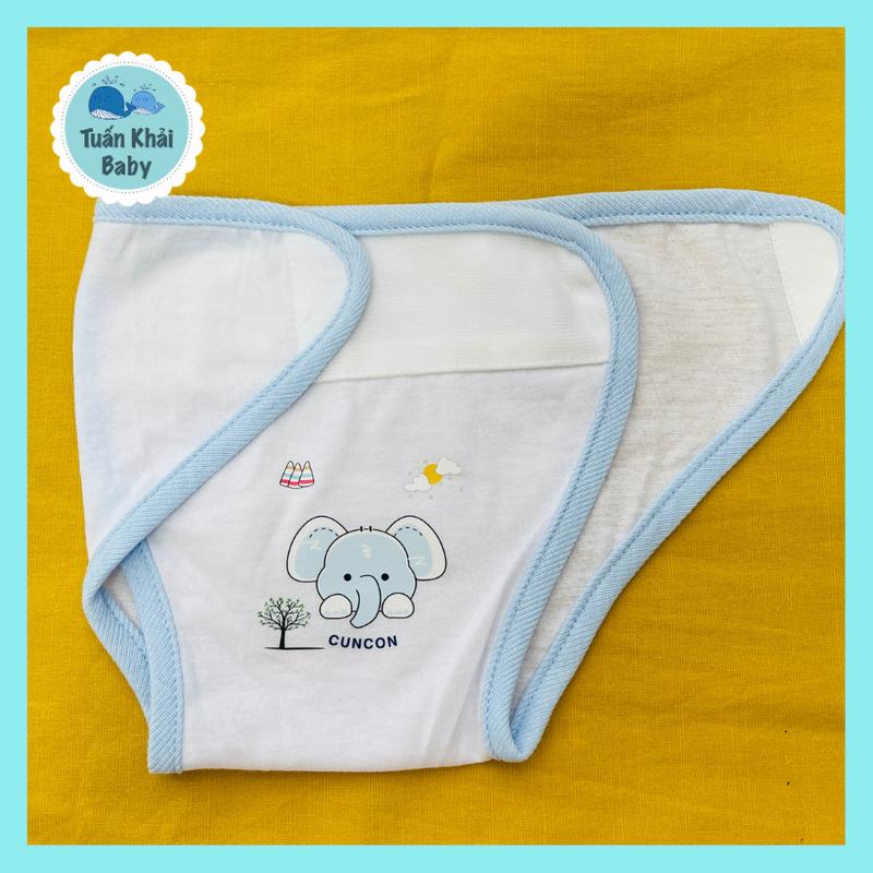Product Introduction of COMBO 10 Tã Vải sơ sinh in hình cao cấp CUNCON, chất vải cotton 100%, Size 1,2,3 cho bé sơ sinh-9kg  Quần dán bỉm 7