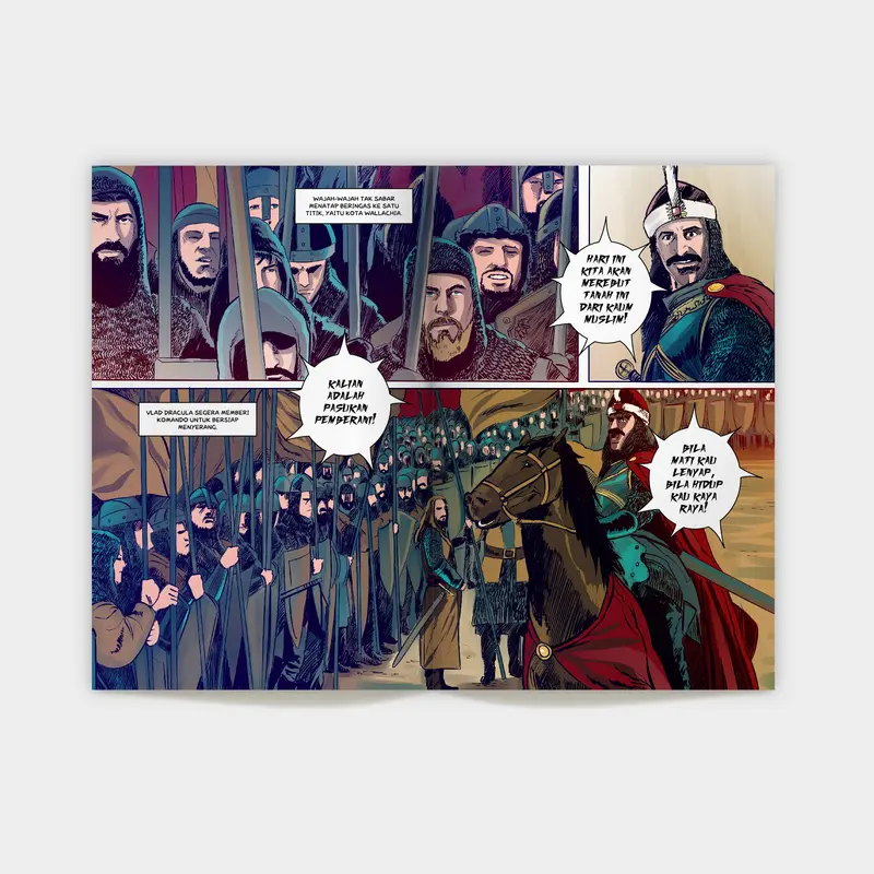 Komik Pahlawan Islam | Muhammad Al-Fatih Vs Vlad Dracula : Series | Paket | Full Color | Soft Cover 1