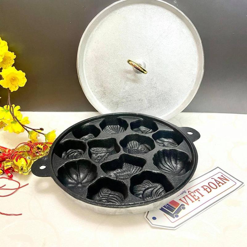V- Khuôn Bánh Bông Lan, Bánh Thuẩn - Khuôn Chống Dính Cao Cấp Bánh rất đẹp. siêu sắc nét 6