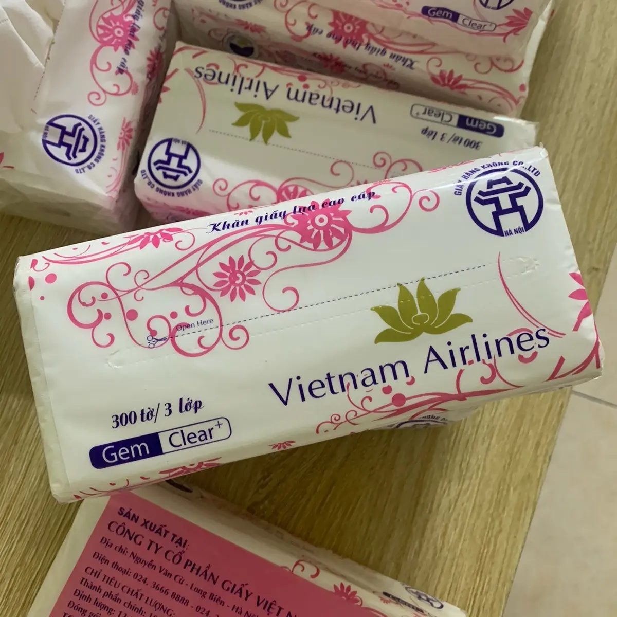 Combo 10 Bịch Giấy Rút Vietnamairlines Hàng 3 Lớp Dày Dặn ,Không Mùi ,Không Chất Bảo Quản ,Không Chất Tẩy Trắng, Không Bụi Mịn