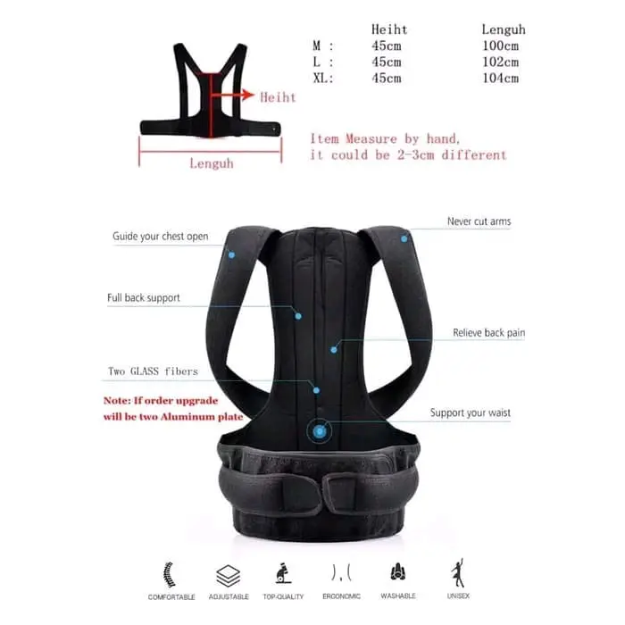 Korset Penyangga Punggung Posture Corrector Atasi Bungkuk 3