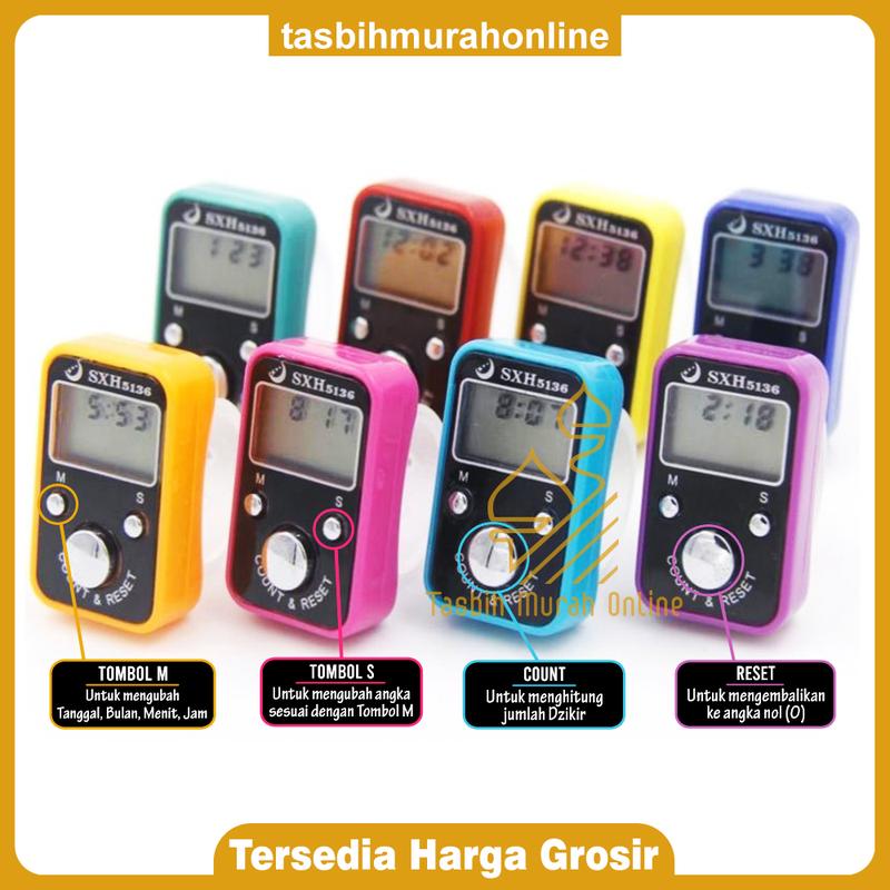 (SXH) Tasbih Digital Mini Tanggal + JAM / Tasbih Mini Electric Tanggal + JAM [60370] 2