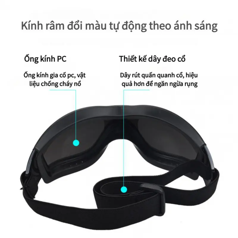 Kính Bảo Vệ Mắt Cho Chó Lớn - Chống Tia UV  & Siêu Nhẹ Chống Gió Bụi 2