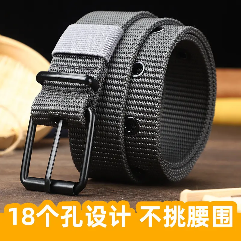 New Men's Belt Black Pin Buckle Belt Men's High-Grade Belt Men's Trendy Men