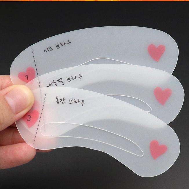 Product Introduction of Eyebrow Stencil Eyebrow Stencil Novice Auxiliary Painting Eyebrow Stencil Beauty Tools Word Eyebrow Stencil Eyebrow Stencil Natural Brow Style Makeup Cosmetic 3