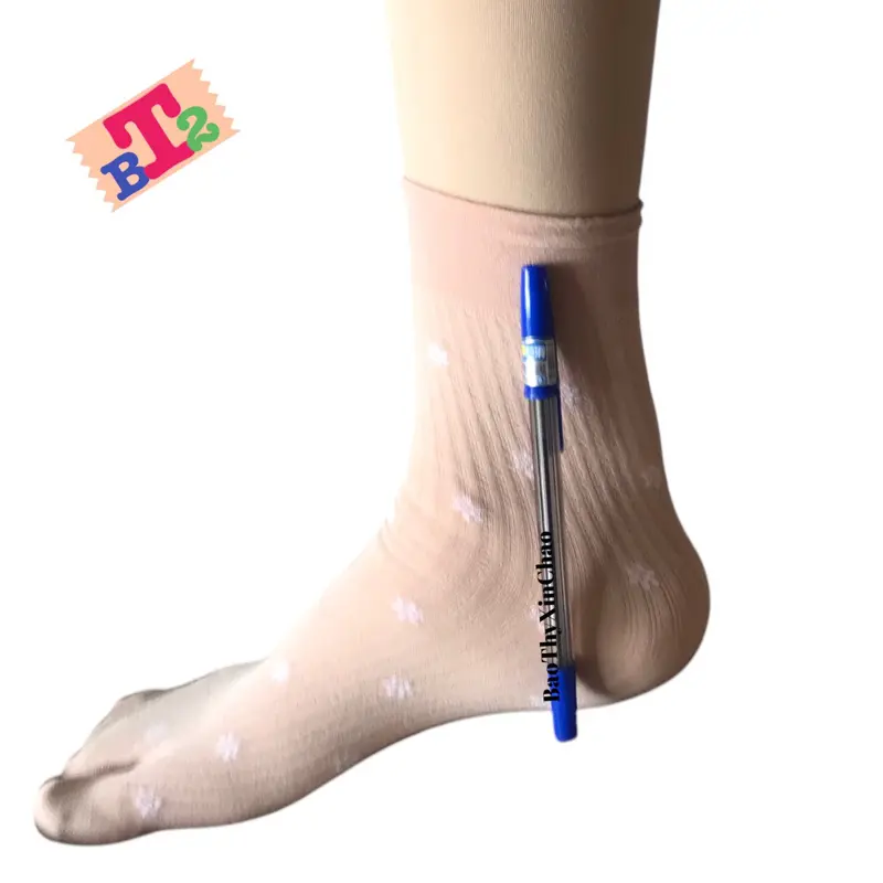 Love- Combo 5 đôi tất vớ nữ họa tiết tim trắng chống nắng chất cotton trơn ôm chân Women Nhung