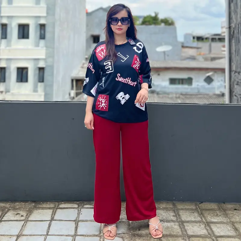 Setelan Wanita Dewasa One Set Terkini SweeatHeart Bestseller Aesthetic Elegan SR1283 7