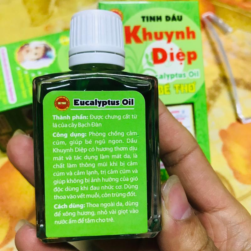 TINH Dầu khuynh diệp bé thơ lọ 35ml Cho Bé sử dụng tốt cho mẹ và bé sơ sinh giá bán 1 lọ