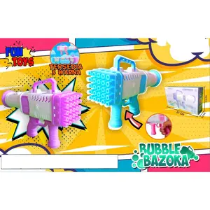 Bubble Bazoka  Bubble Gun Basoka Tembakan Balon Gelembung Sabun Bazoka 25 Mata / BUBBLE BAZOKA RM