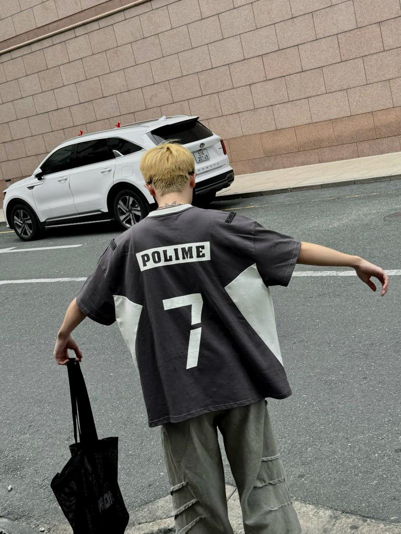 Product Introduction of Áo Phông boxy block core bóng đá retro thể thao phối màu jersey tay lỡ oversize form rộng unisex cặp đôi bóng chày px pandax polime Menswear Nam 19