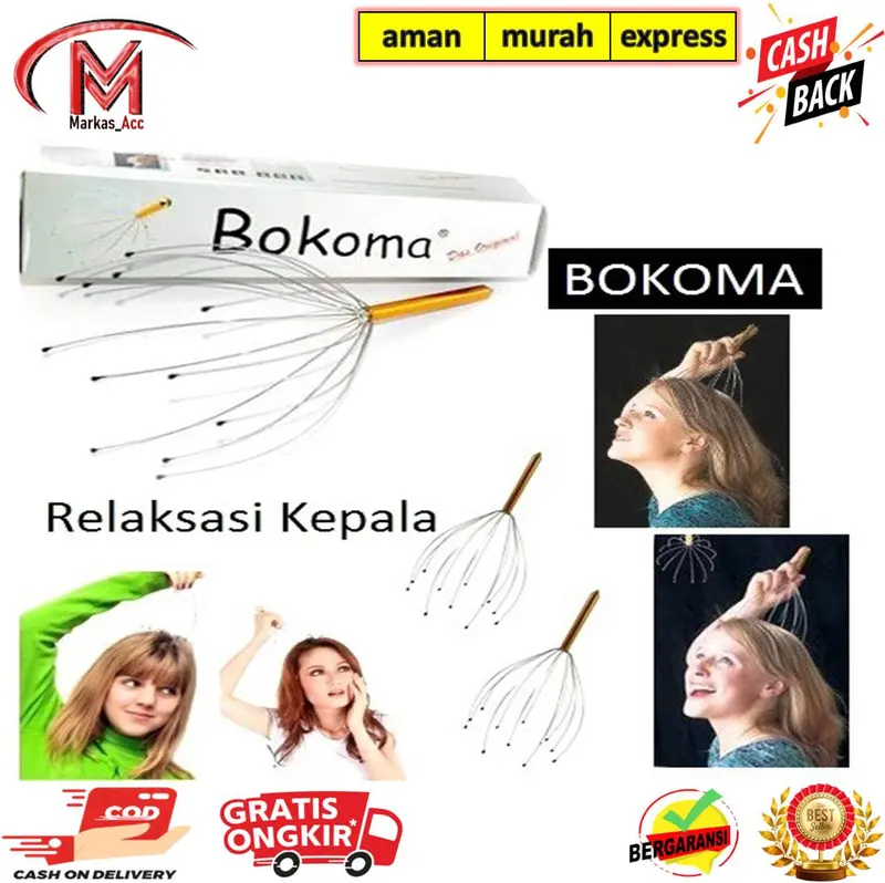 Alat Pijat Relaksasi Kepala - Bokoma Pijit Rilex Kepala 0
