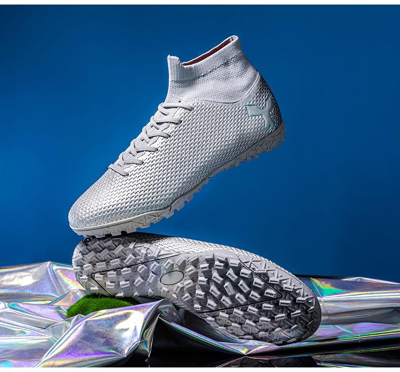 Product Introduction of In Stock Professional Soccer Shoes Teenagers Race Shoes Green Field Combat Boots Men's and Women's Football Boots 47 Soccer Shoes Boys and Girls Teenagers Students TF Broken Nail AG Long Nail Artificial Flat Leather Foot Training Transport 19