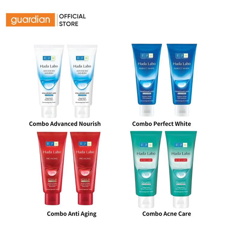 Combo 2 Kem Rửa Mặt Hada Labo Cleanser 80gr | Guardian Store