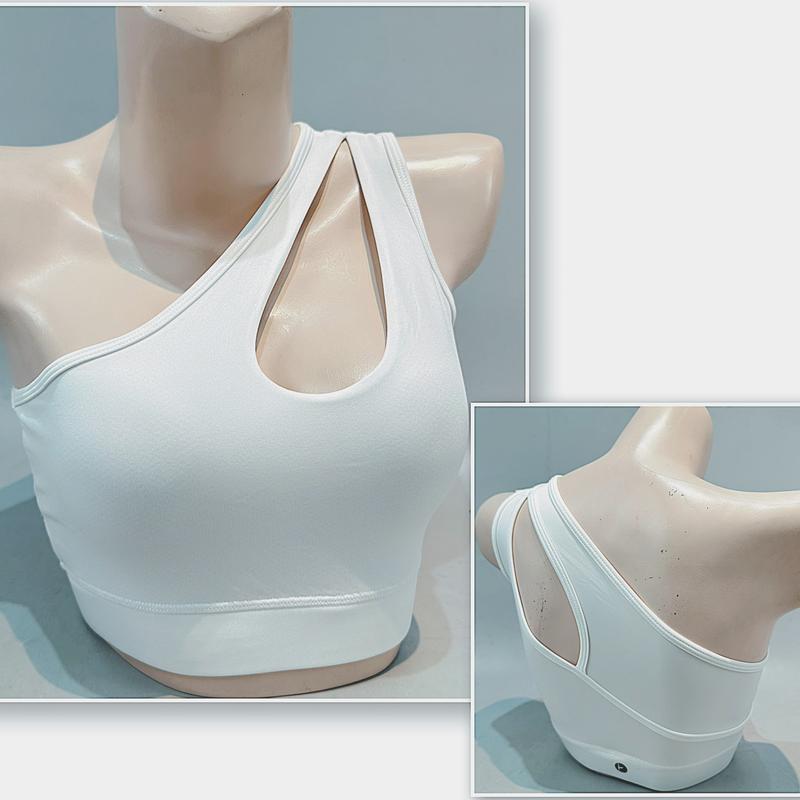 Áo Bra Tập Gym Lệch Vai Kiểu Giọt Nước Siêu Yêu