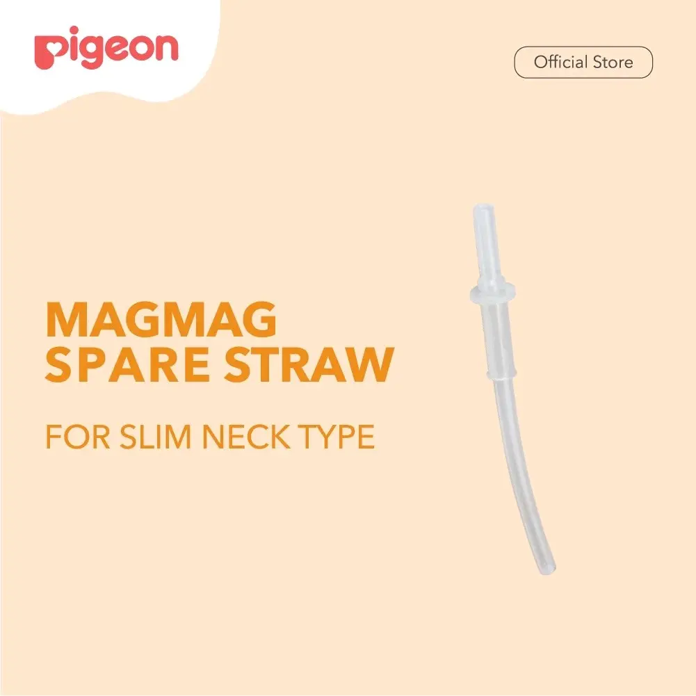 Pigeon Magmag Spare Straw Slim Neck| Sedotan pengganti