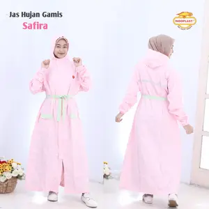 [LIAA.SHOP]   Jas Hujan Gamis Safira Indoplast