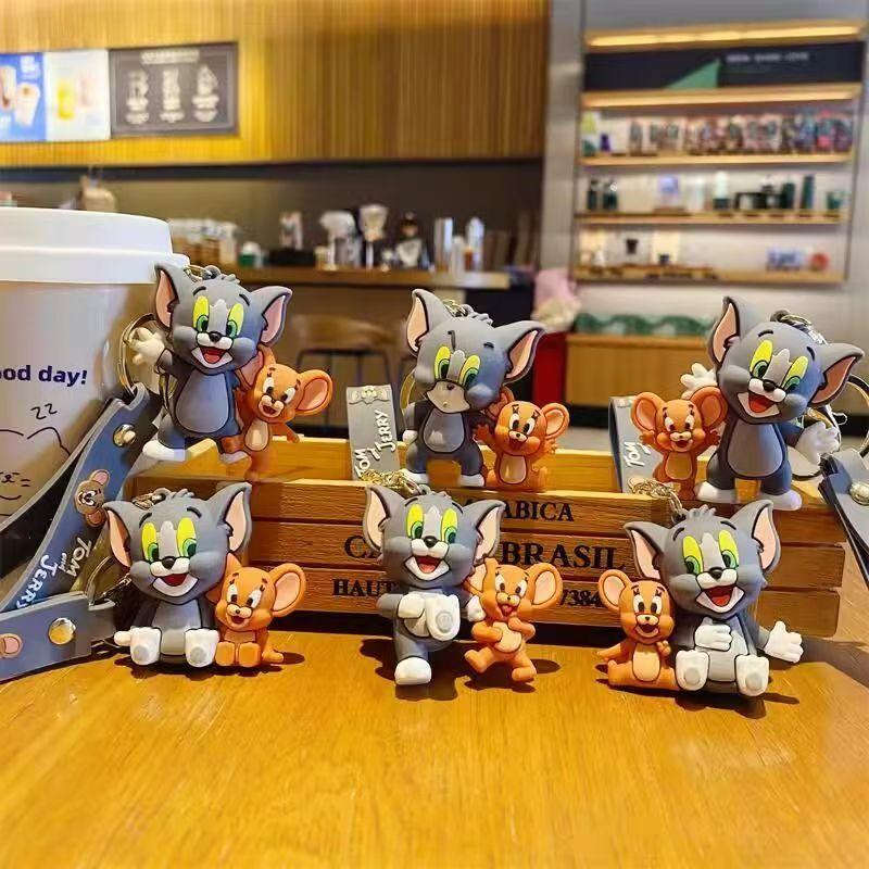 Product Introduction of Dây Chuyền Chìa Khóa Tom Và Jerry, Thiết Kế Sáng Tạo, Búp Bê Mặt Dây Chuyền Dễ Thương, Móc Chìa Khóa Hoạt Hình, Đồ Trang Trí Ba Lô Cặp Đôi Tom, Có Ngày Tháng Năm 2025 1
