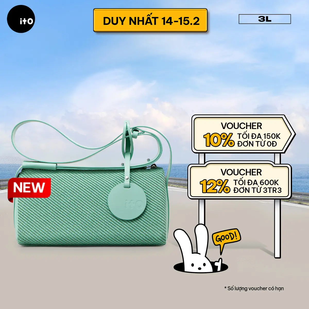 Túi Đeo Chéo ITO AMANITA CROSSBODY BAG 3L