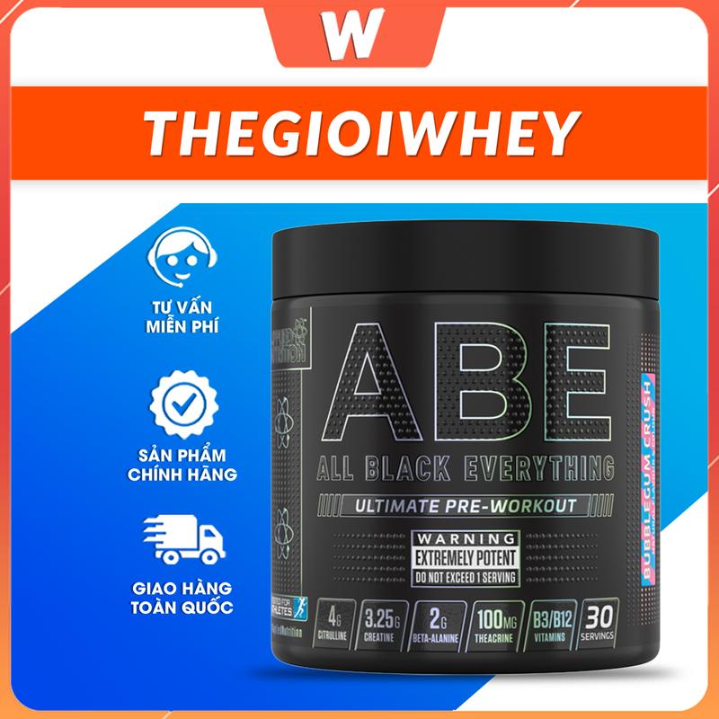 Thực Phẩm Bổ Sung Sức Mạnh | Bột ABE PREWORKOUT APPLIED 30 LẦN DÙNG | Hàng Hãng Phân Phối 3