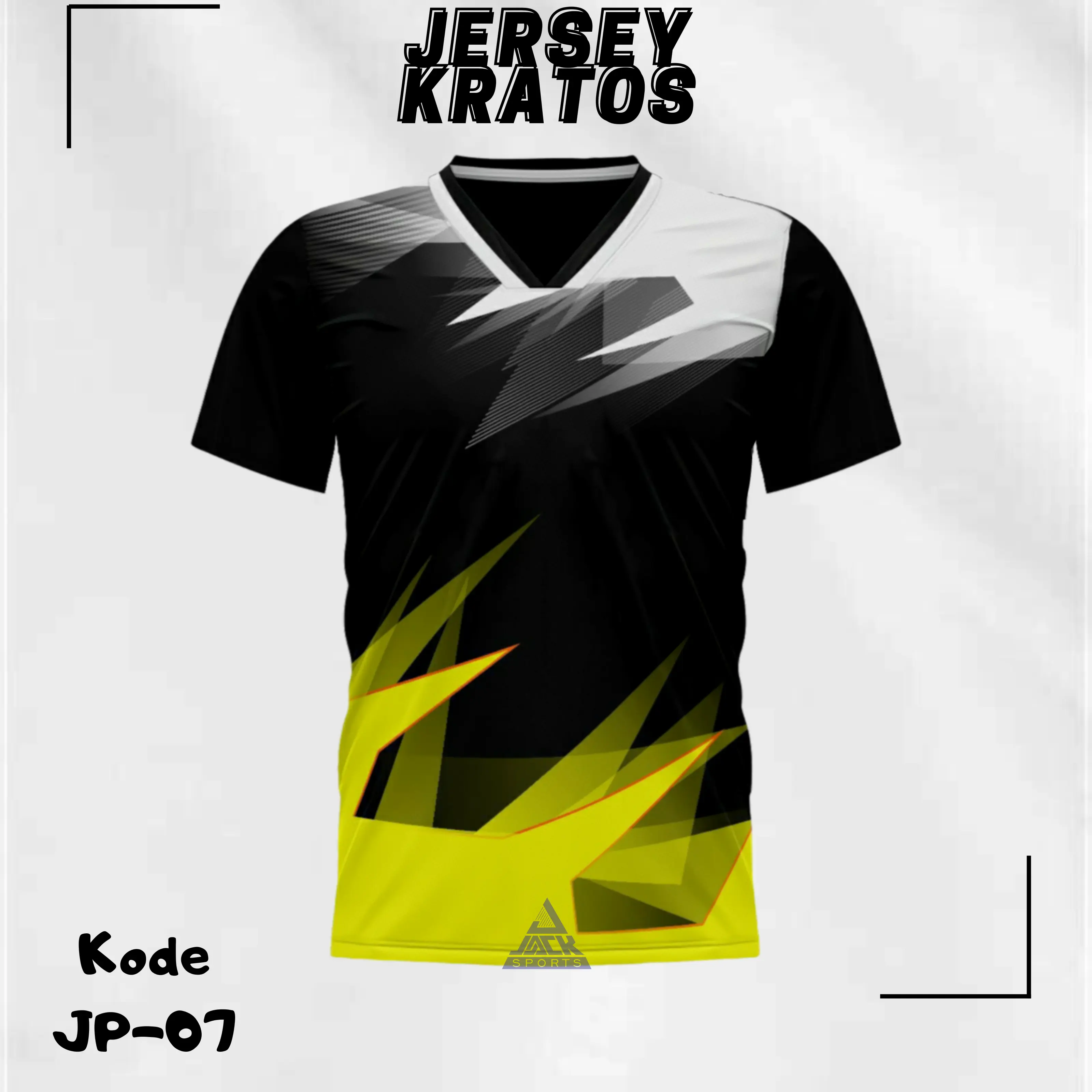 JP-07 KRATOS JERSEY BADMINTON DEWASA BAJU BADMINTON KAOS BULUTANGKIS KAOS POLOS BAHAN DRIFIT PREMIUM