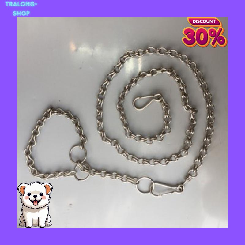 dây xích cho chó mèo INOX không rỉ đủ size từ 1-60kg