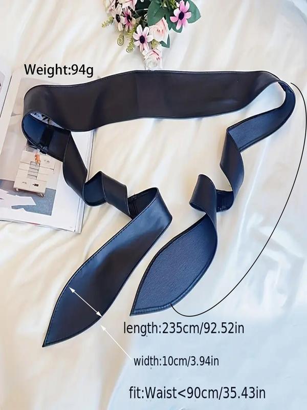 Women's Elegant Lace up Tied Knot Decorated Belt, Exquisite Trendy Belt, Fashionable Clothes Accessories for Party & Daily Clothing Decoration 1