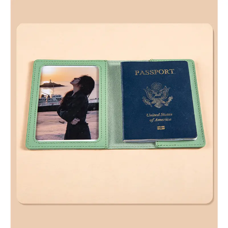 BISA COD 6480 Sampul Paspor Gambar Pesawat / Passport Case Portable Size 2