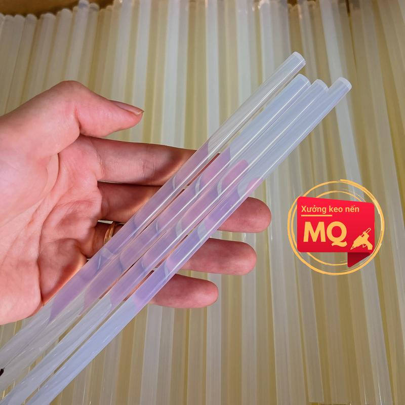 [Xưởng MQ]_Sỉ 1kg keo nến bé sillicon (được hơn 110 cây) trong suốt dính tốt 7mmx25cm_Ảnh thật