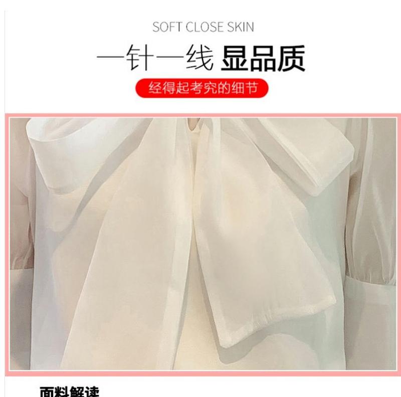 Product Introduction of Áo Tay Phồng, Váy Cao Cấp Mùa Hè Cho Nữ, Thiết Kế Đẹp, Phong Cách Pháp Sang Trọng Độc Đáo Áo Voan Nơ 21