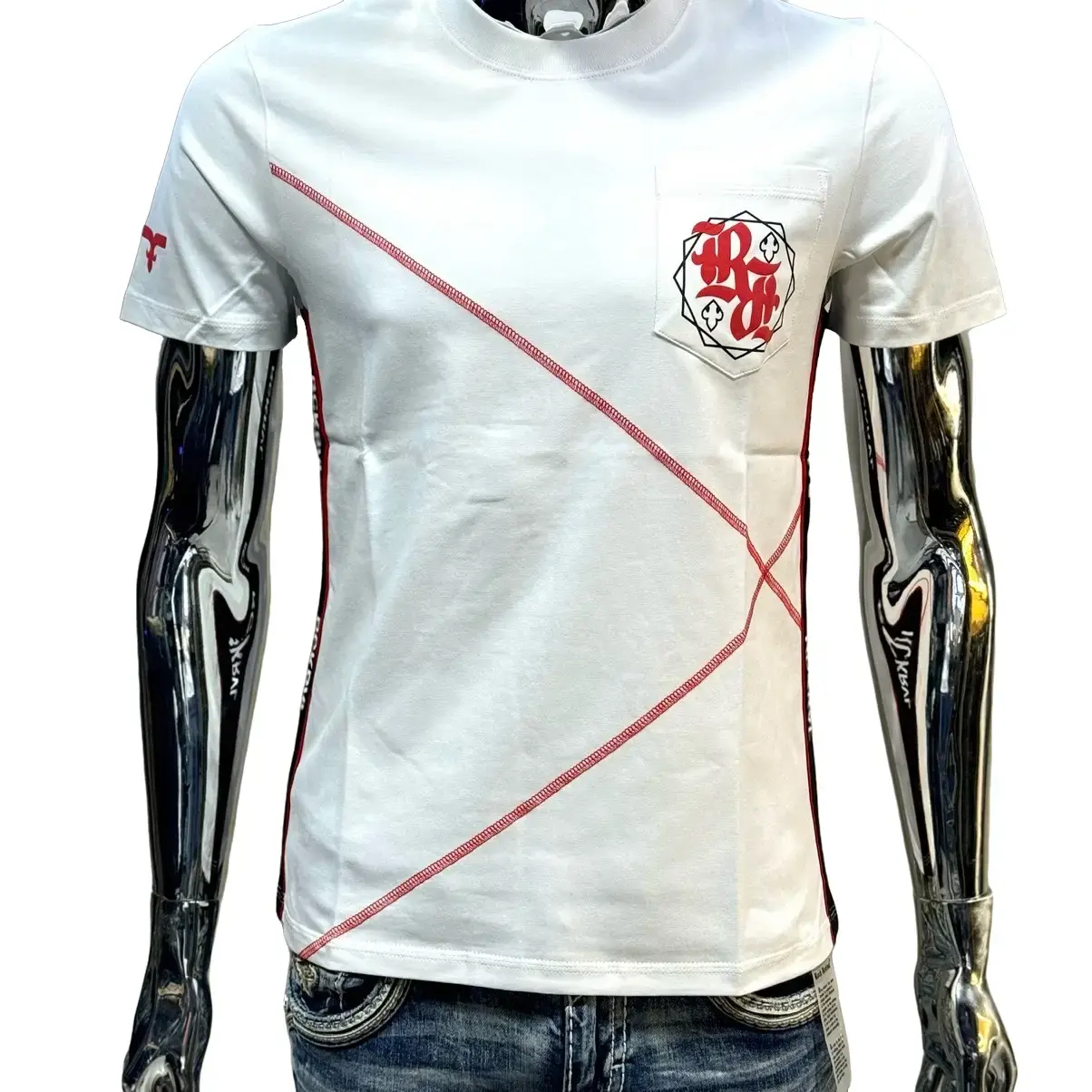 Áo Thun Rock Revival RR04 Nam Menswear Top Cổ Tròn Cotton Nhung