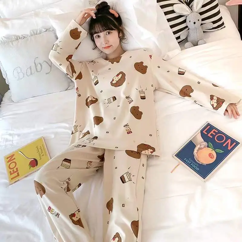 M36B SETELAN LENGAN PANJANG | PIYAMA BAJU TIDUR WANITA | PAKAIAN WANITA DEWASA | PAJAMAS