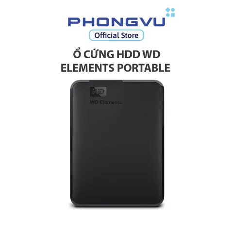 Ổ cứng HDD WD Elements Portable 2TB 2.5" 3.0 (WDBU6Y0020BBK-WESN) - Bảo hành 24 tháng